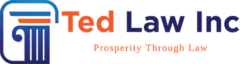 logo and tagline of Ted Law Inc's website